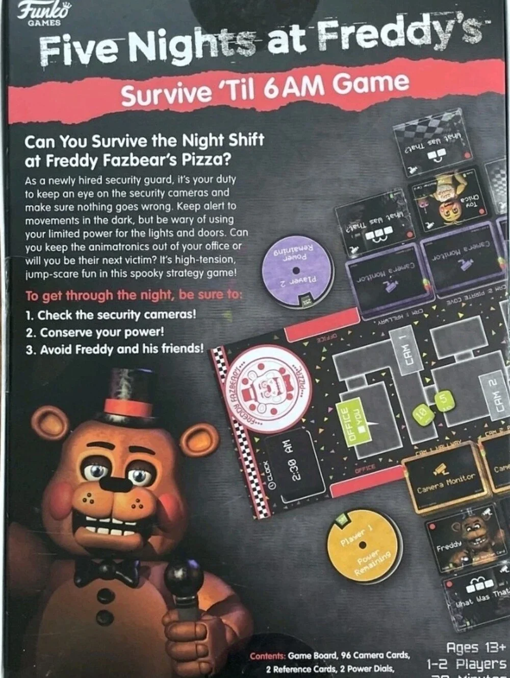 Five Nights At Freddys Survive Till 6am Game By Funko Pop Games NWT